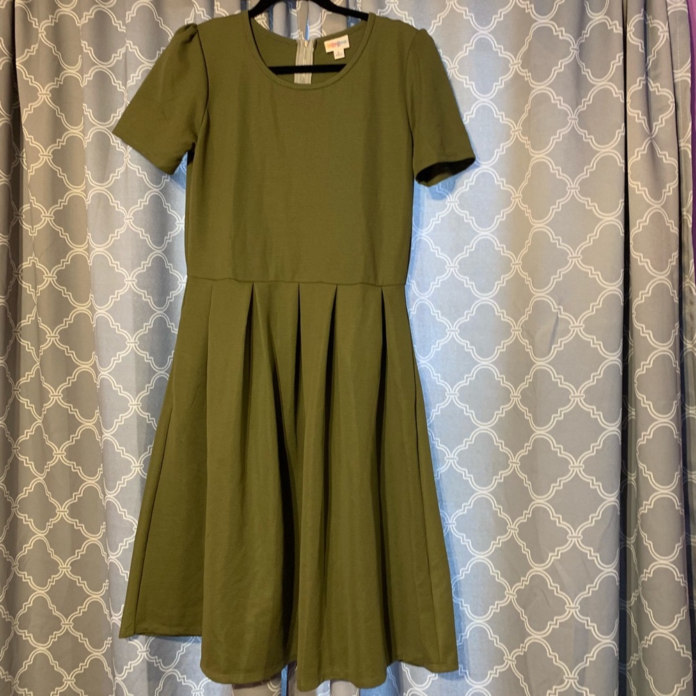 Lularoe large Army green Amelia